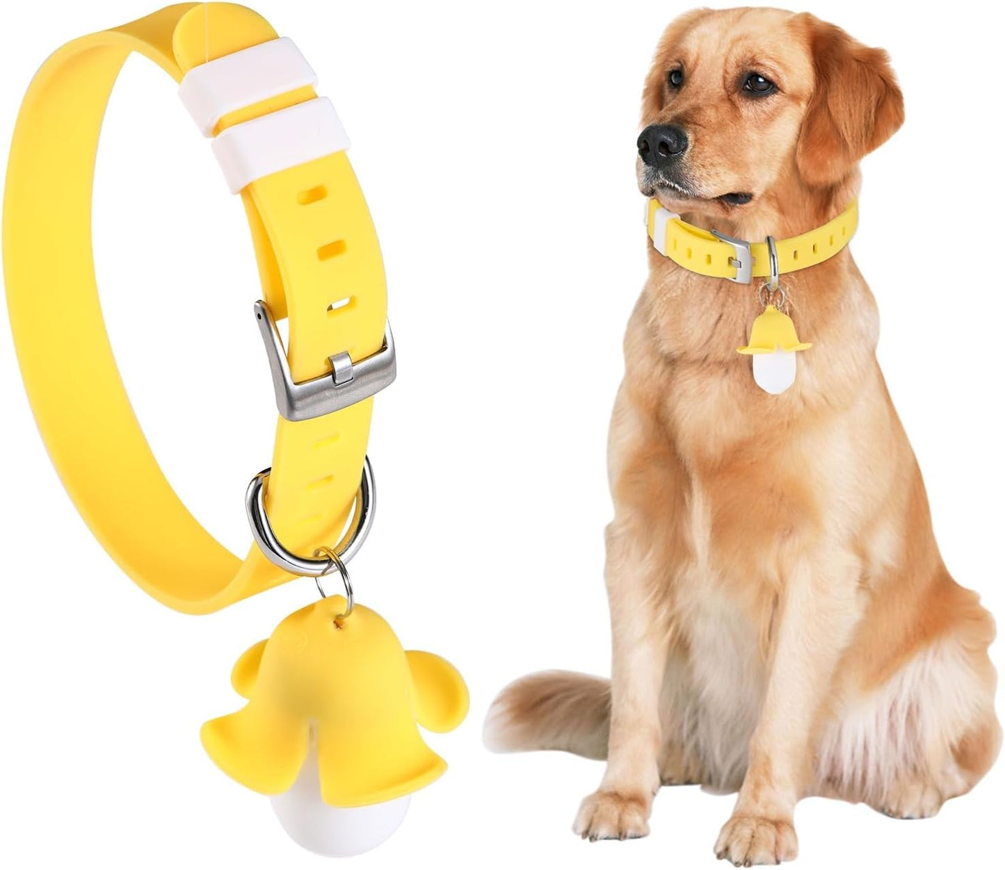 LED Dog Collar- Light Up Dog Collars, Glow in The Dark Dog Collar, Dog Collar Light for Night Walking – Adjustable Dog Collars