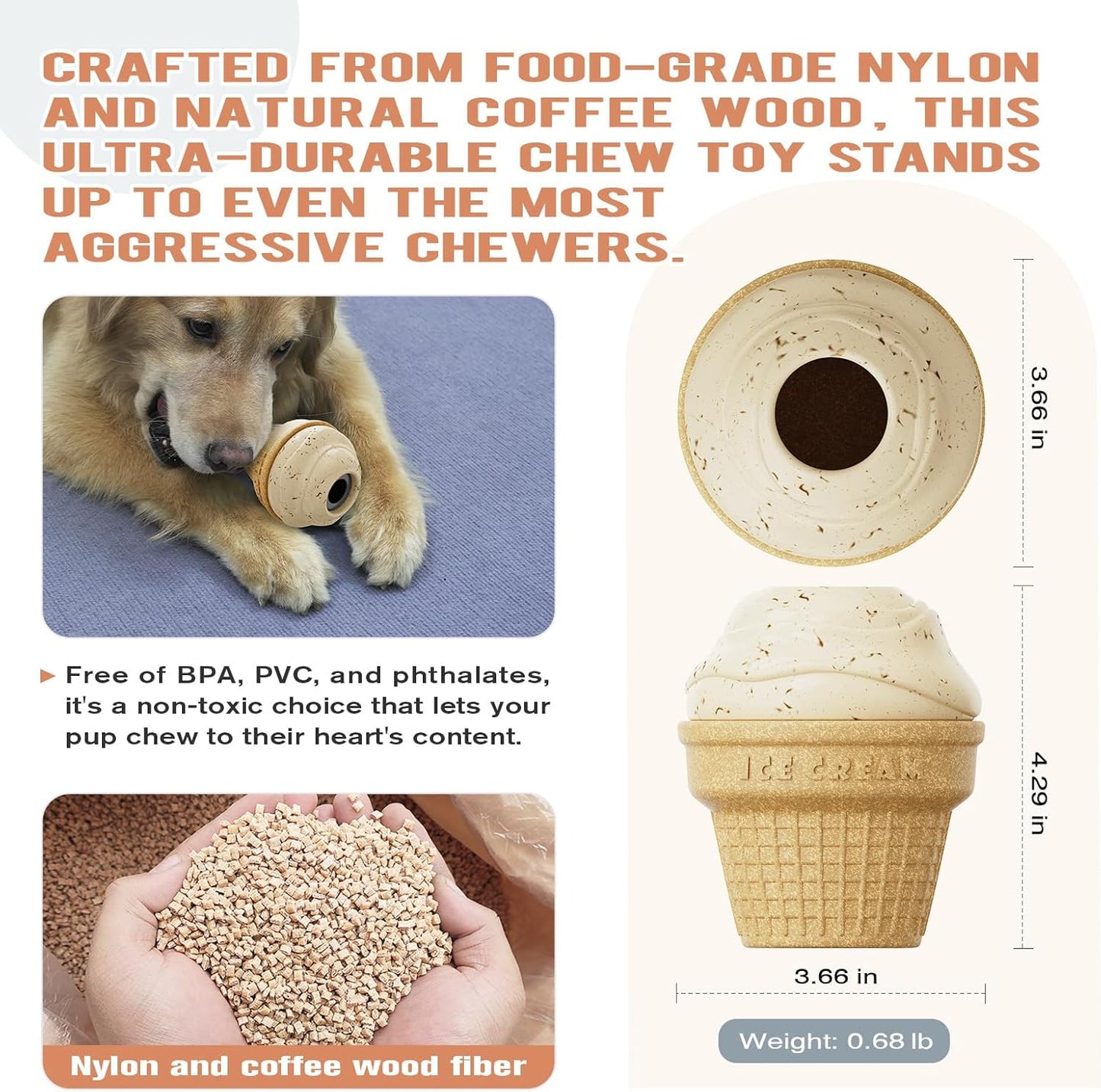 Multi-Functional Interactive Dog Toys, Treat Dispenser – Enrichment Puzzle, Frozen Slow Feeder Licking Toy for Medium/Large Dogs, Durable Chew, BPA-Free Dishwasher-Safe, Anxiety Relief